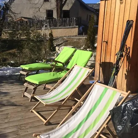 Le Serre Barbin - Chalet Ensoleille, Tout Confort Le Monetier-les-Bains Exterior photo